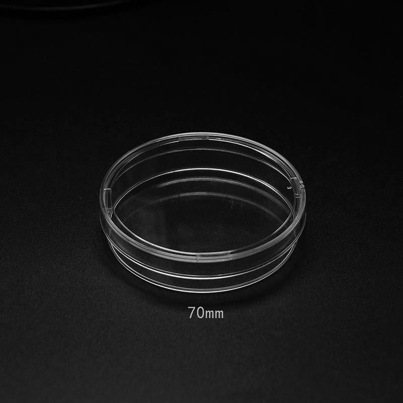 Vented PS Petri Dish with lid 70x15mm China Factory
